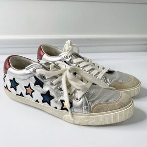 ASH stars majestic motif trainers sneakers size‎ 8